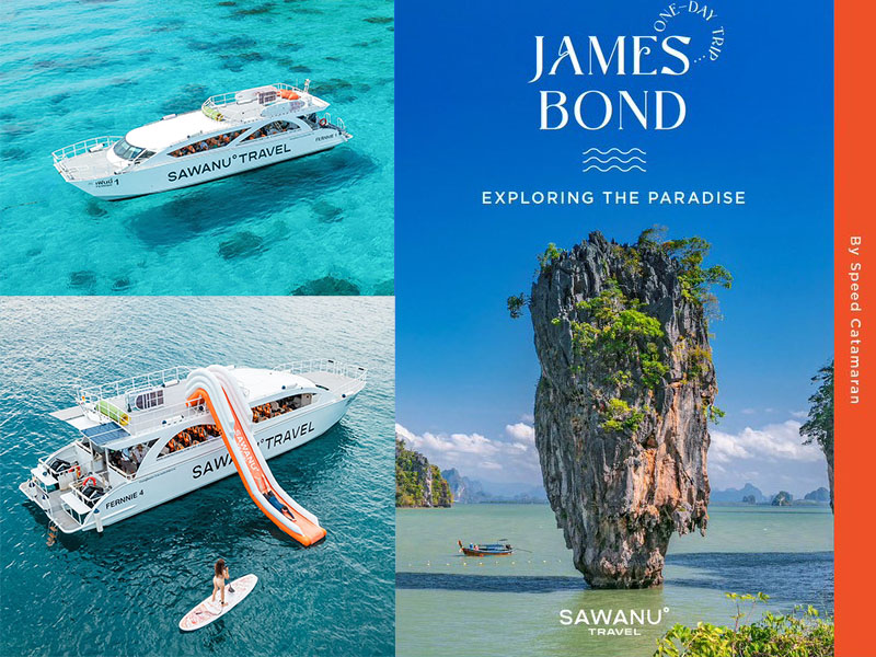 Jamesbond Island By Luxury Speedboat Catamaran